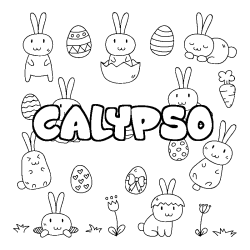 CALYPSO - Easter background coloring