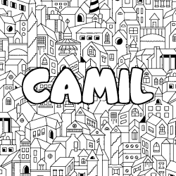 CAMIL - City background coloring