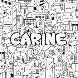 CARINE - City background coloring