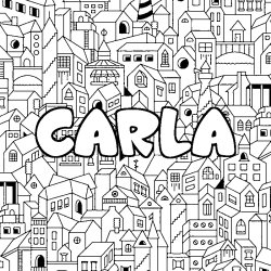 CARLA - City background coloring