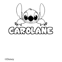 CAROLANE - Stitch background coloring