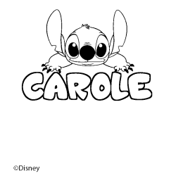 CAROLE - Stitch background coloring