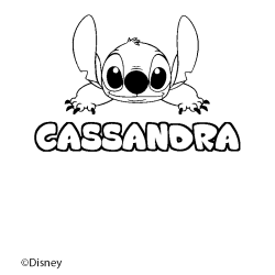 CASSANDRA - Stitch background coloring