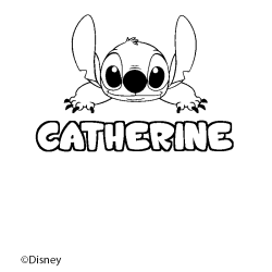 CATHERINE - Stitch background coloring