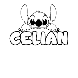 CELIAN - Stitch background coloring