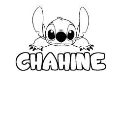 CHAHINE - Stitch background coloring