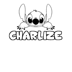 CHARLIZE - Stitch background coloring