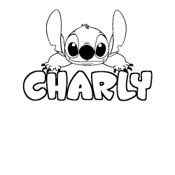 CHARLY - Stitch background coloring