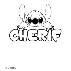 CHERIF - Stitch background coloring