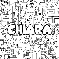 CHIARA - City background coloring