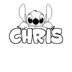 CHRIS - Stitch background coloring