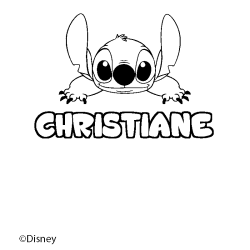 CHRISTIANE - Stitch background coloring