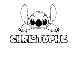 CHRISTOPHE - Stitch background coloring