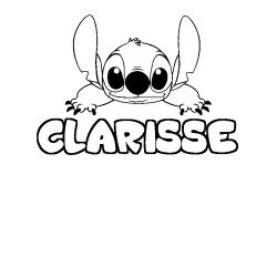 CLARISSE - Stitch background coloring