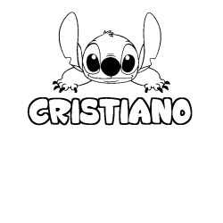 CRISTIANO - Stitch background coloring