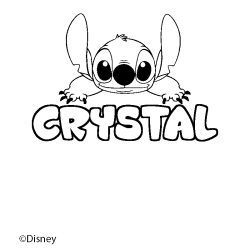 CRYSTAL - Stitch background coloring