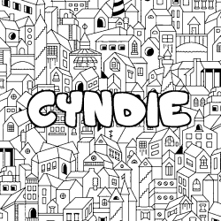 CYNDIE - City background coloring