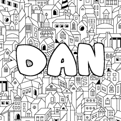 DAN - City background coloring