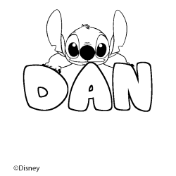 DAN - Stitch background coloring