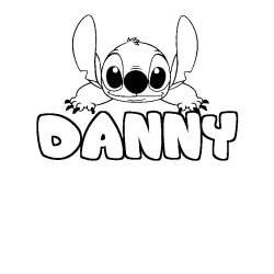 DANNY - Stitch background coloring