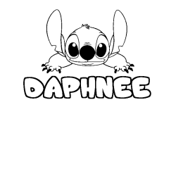 DAPHNEE - Stitch background coloring