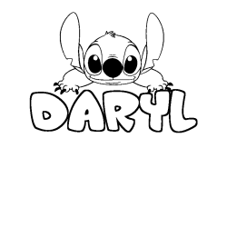 DARYL - Stitch background coloring