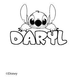 DARYL - Stitch background coloring