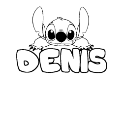 DENIS - Stitch background coloring