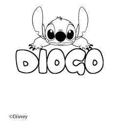 DIOGO - Stitch background coloring