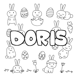 DORIS - Easter background coloring