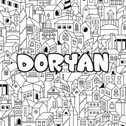 DORYAN - City background coloring