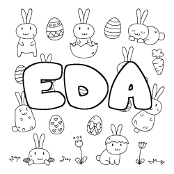 EDA - Easter background coloring