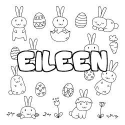 EILEEN - Easter background coloring