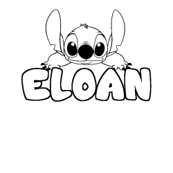 ELOAN - Stitch background coloring