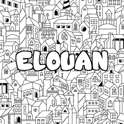 ELOUAN - City background coloring