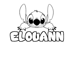 ELOUANN - Stitch background coloring