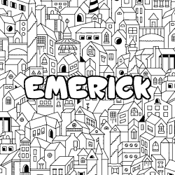 EMERICK - City background coloring