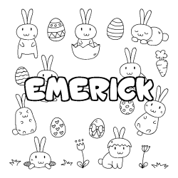 EMERICK - Easter background coloring