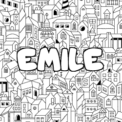 EMILE - City background coloring