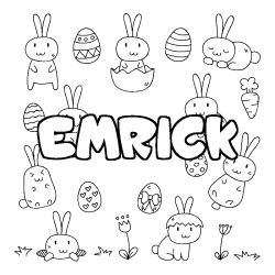 EMRICK - Easter background coloring