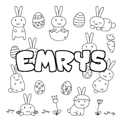 EMRYS - Easter background coloring