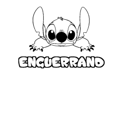 ENGUERRAND - Stitch background coloring