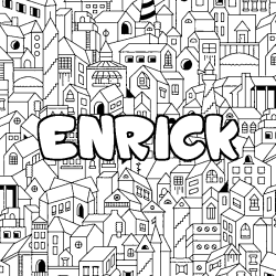ENRICK - City background coloring