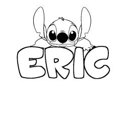 ERIC - Stitch background coloring