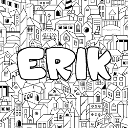 ERIK - City background coloring