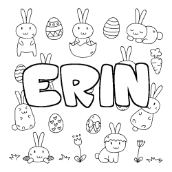 ERIN - Easter background coloring