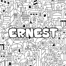 ERNEST - City background coloring