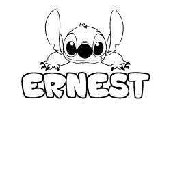 ERNEST - Stitch background coloring