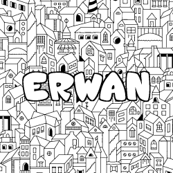 ERWAN - City background coloring