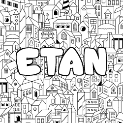 ETAN - City background coloring